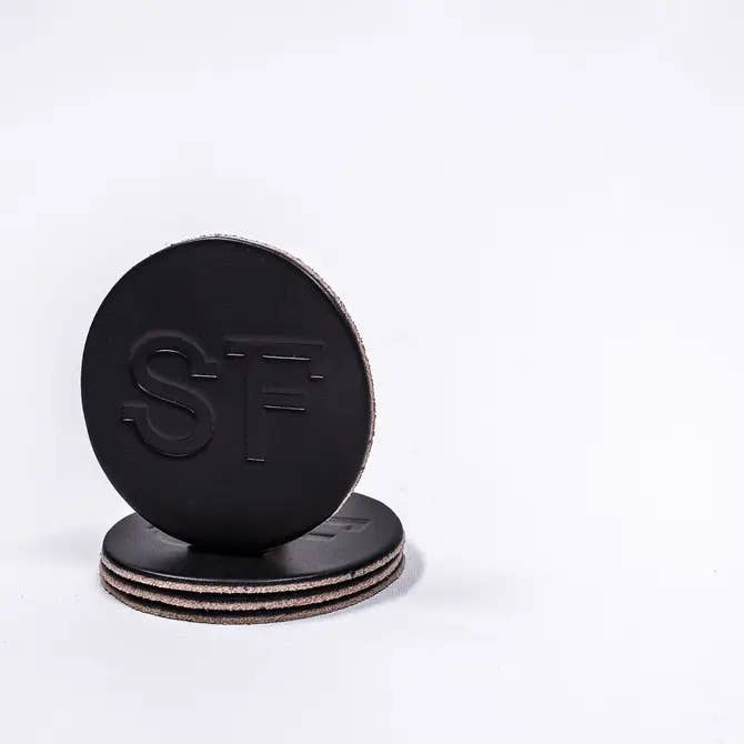 Manready Mercantile - Wholesale Coasters - Leather Coaster | SF3