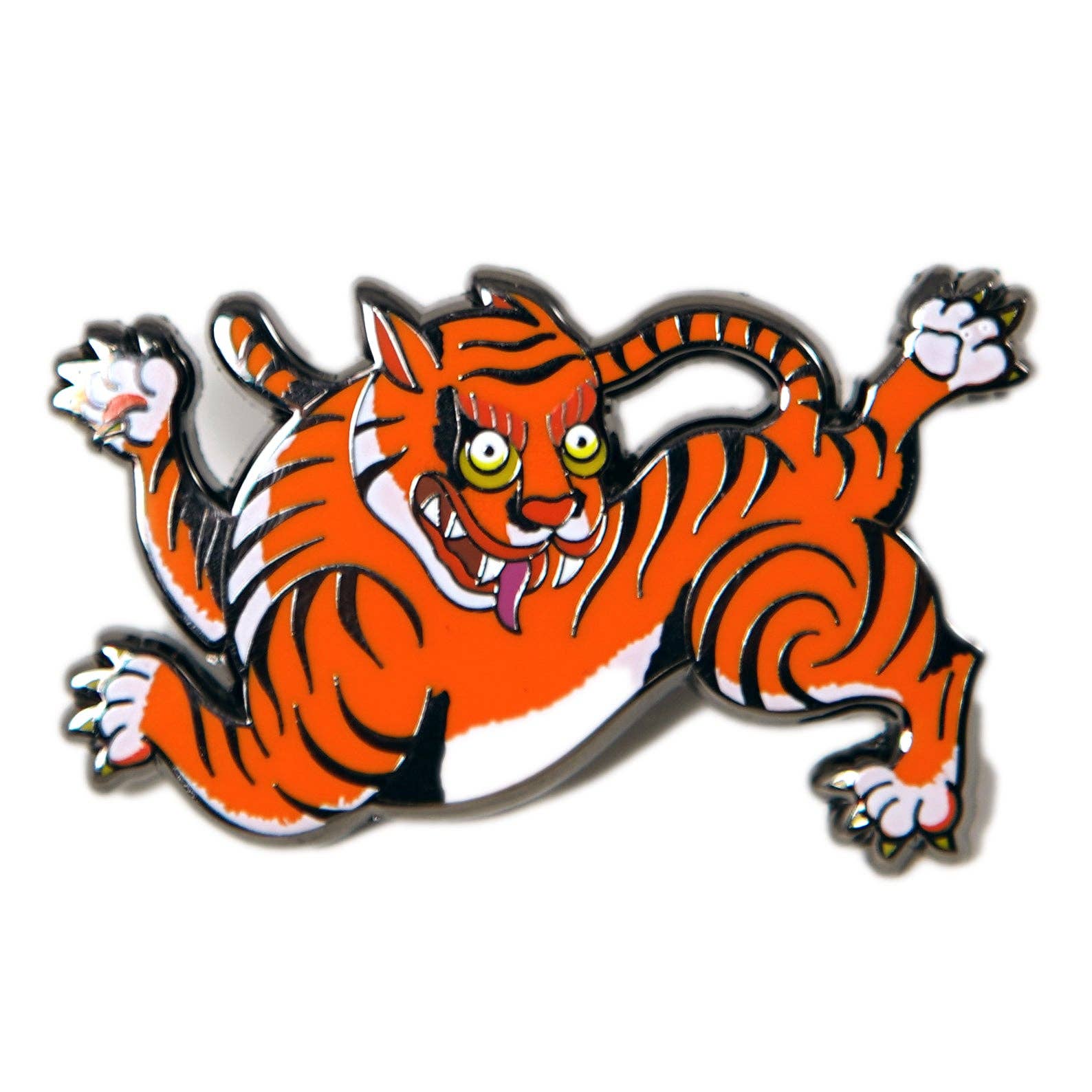 Stuntin Goods - Wholesale Lapel Pin/Button - Tiger Enamel Pin0
