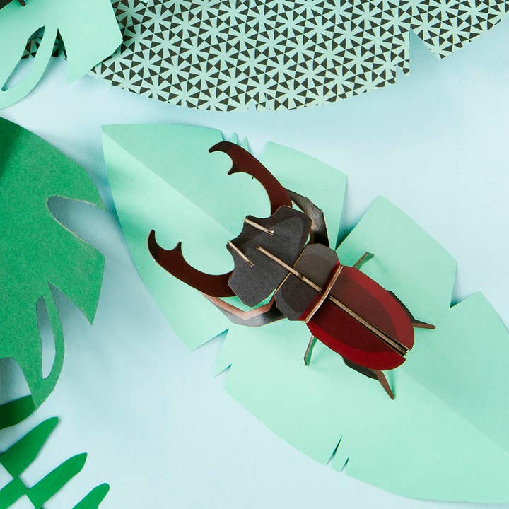 Until Pty Ltd - Wholesale Wall Accent - Studio Roof Wall Art Beetles (B7) Stag Beetle1