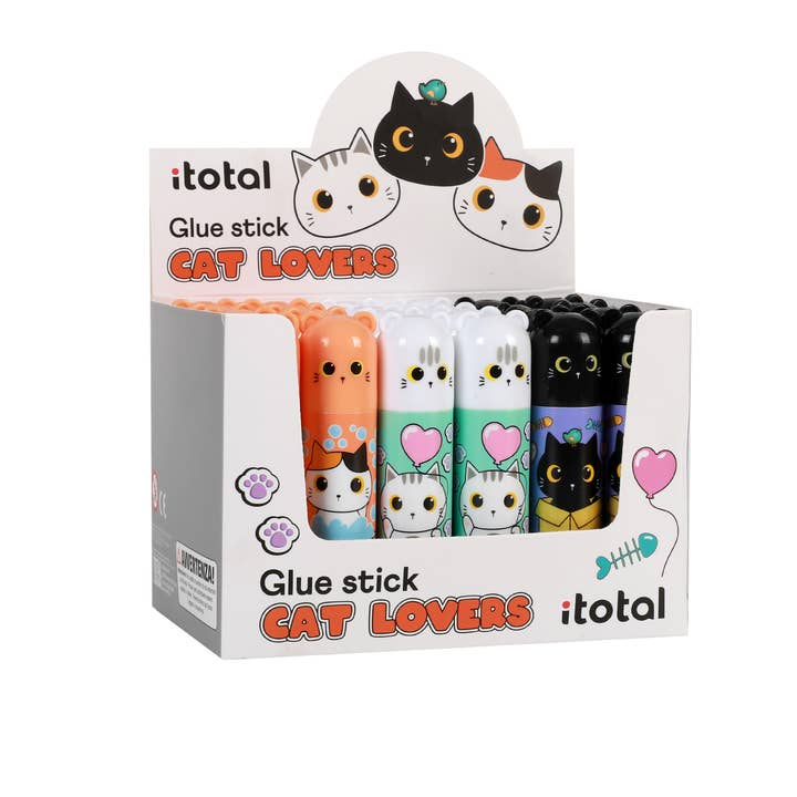 Colla in stick CAT - display 24 pz per la vendita all'ingrosso da parte di I-Total, I-Drink