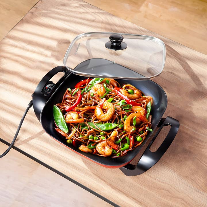 Holstein Housewares - Wholesale Kitchen Appliance - Holstein Housewares 12-inch Non-stick Electric Skillet 7