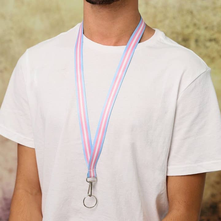 The Awareness Company - Wholesale Lanyard - Unisex - Transgender Flag Lanyards2