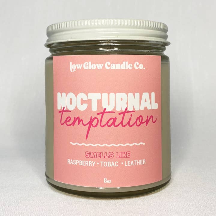 Nocturnal Temptation Candle for wholesale by Low Glow Candle Co