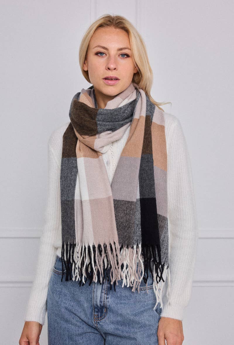 BYREN | ÉLINE L'ATELIER – Großhandel Schal – Damen – Karierter Schal FL208DF4