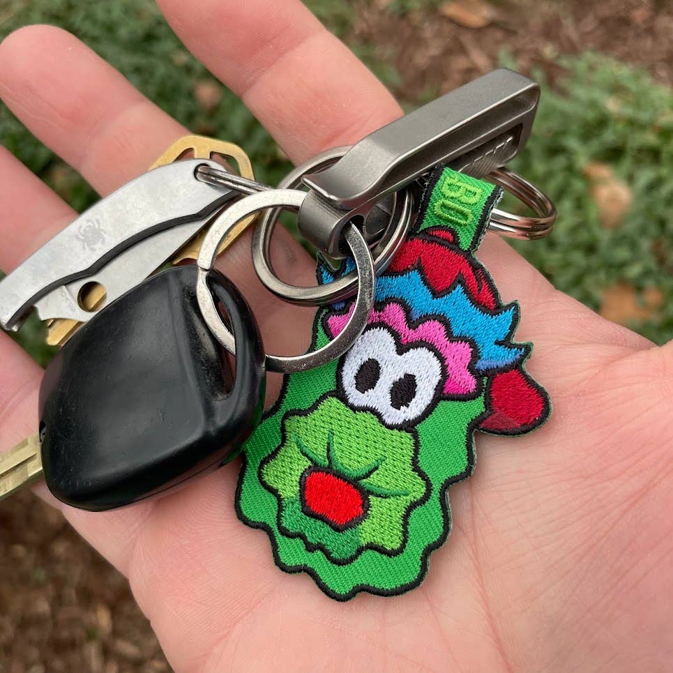 Rybo Shop - Wholesale Keychain - Unisex - Philadelphia Cute Cartoon Embroidered Keychain1