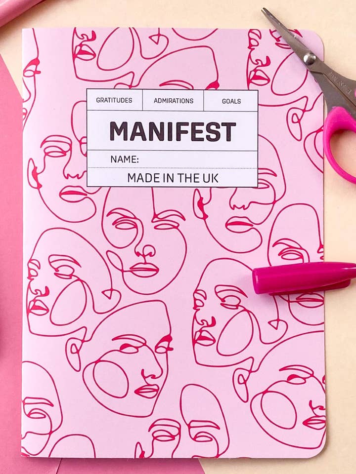 Diario de manifestaciones de caras garabateadas para venta al por mayor de Nevele Official