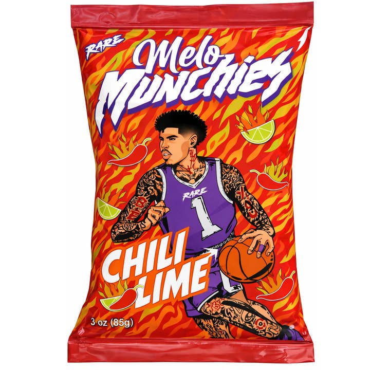 Melo Munchies Chili Lime Potato Chips (3oz) (24-Pack) for wholesale by AI Distribution