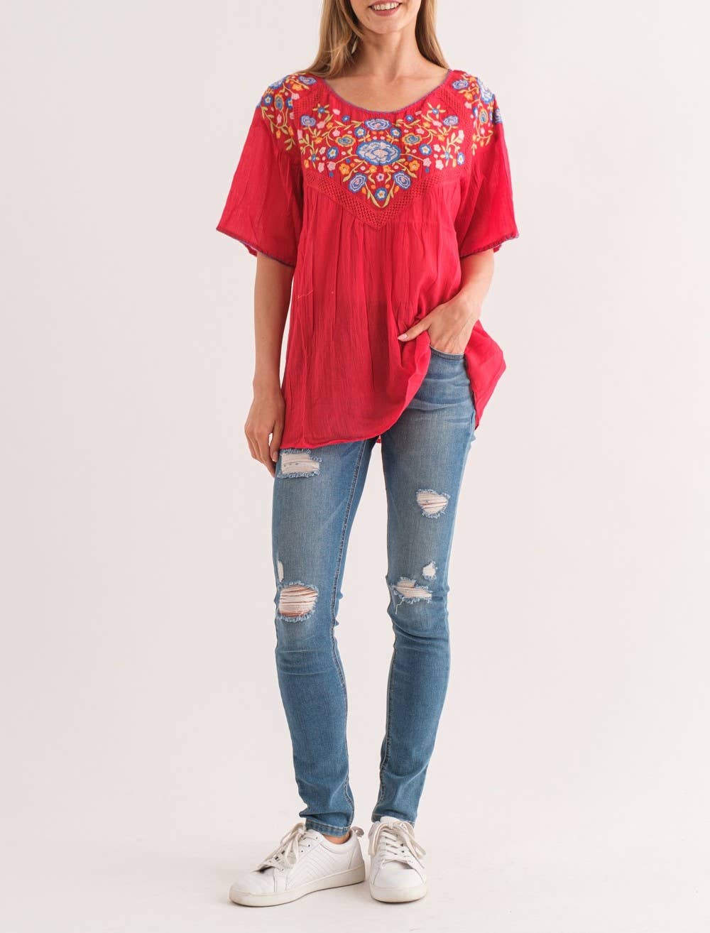 Raj Trading & Imports (USA) Inc. - Wholesale Blouse - Women's - Lola Embroidered Top9