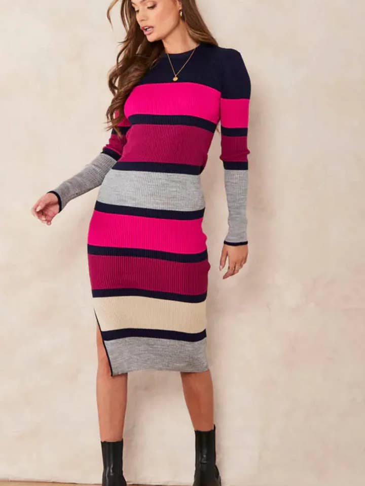 Multi Colour Midi Dress for wholesale by Patrick Joseph