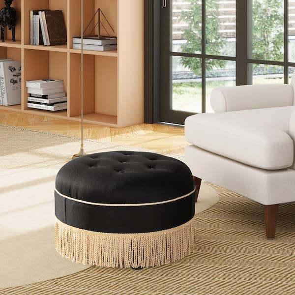 Jennifer Taylor Home - Wholesale Ottoman - Yolanda 24" Round Upholstered Accent Ottoman15