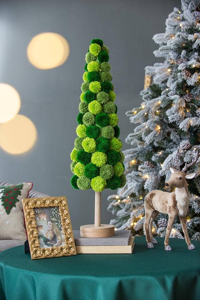 A&B Home Group Inc. - Wholesale Christmas Decoration - 8.7x8.7x31.5" Tree Table Decor - Green3