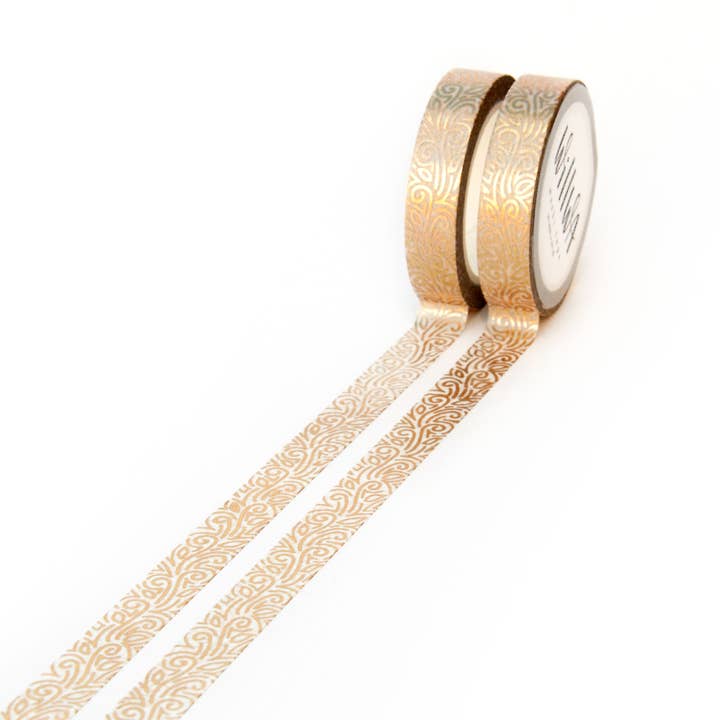Willwa – wholesale Washitejp – Guld Rivendell Washi Tape