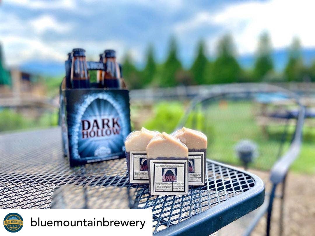 Wicked Bubbles LLC - Wholesale Bar Soap - Blue Mountain Brewery - Dark Hollow beer soap7