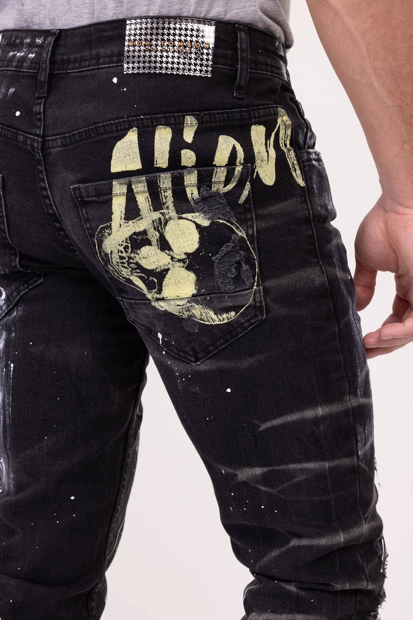 Men's Alien Denim Jeans - Black for wholesale on Faire5