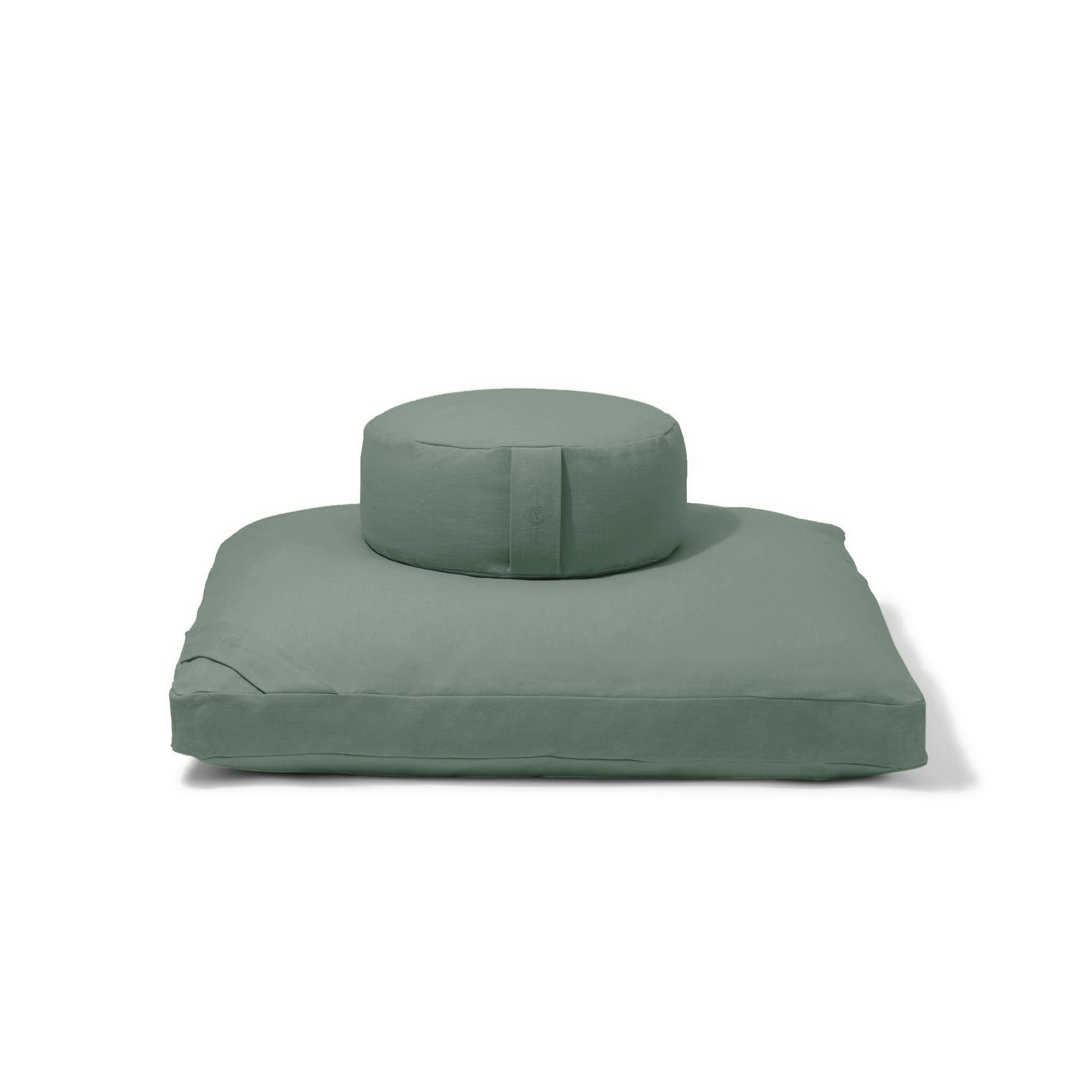 renoo || meditation goods for the modern home - Wholesale Meditation Supplies - Organic Meditation Cushion Set - seafoam