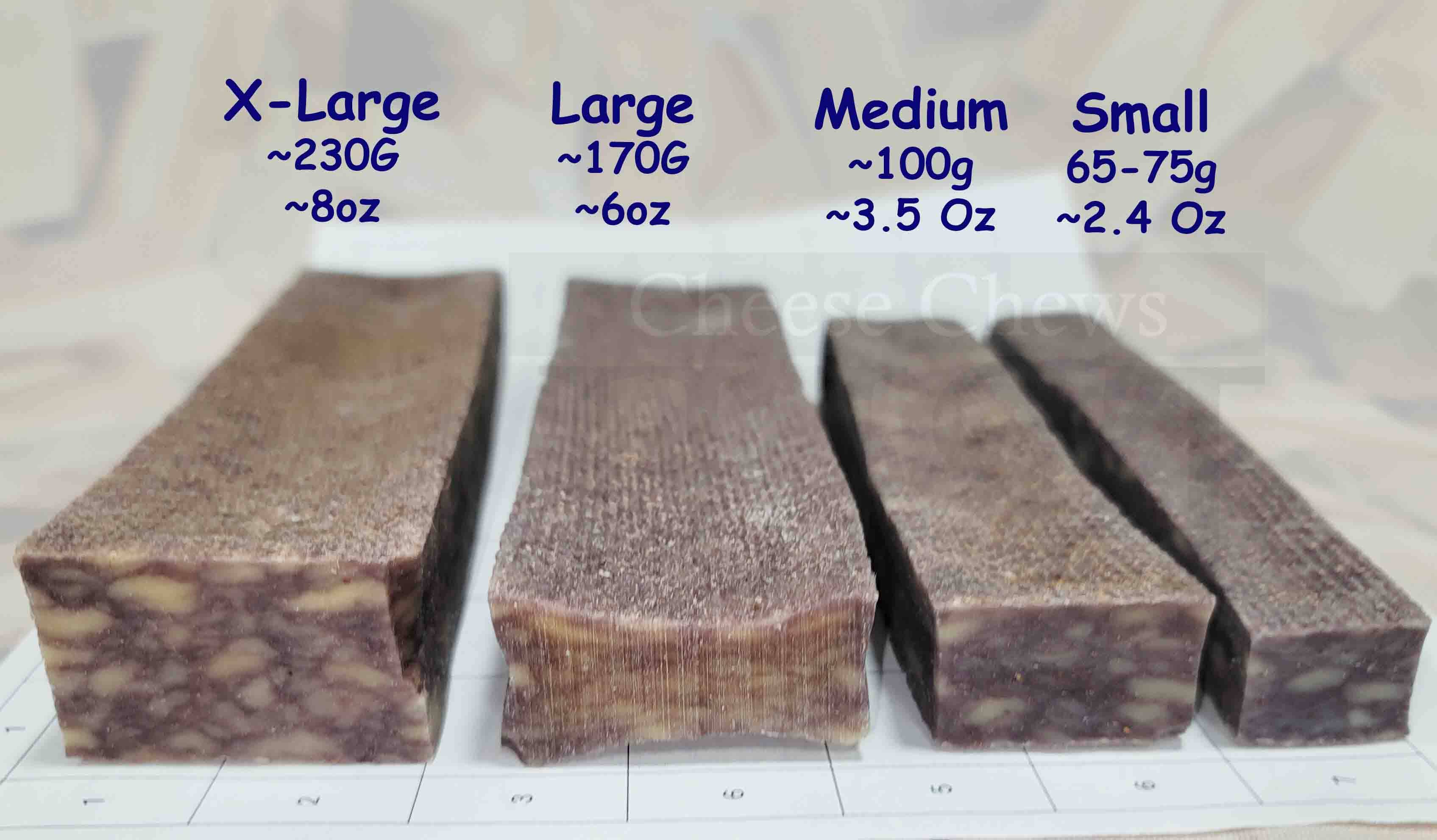 JUST Cheese Chews - Wholesale Pet Treats - Dog - Dog cheese chew.  Blueberry M/S  Himalayan Yak ~3.5oz 100g3