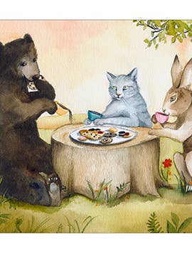 Tea Party - Artiste : Amber Alexander - GAA308 pour la vente par Masala Cards