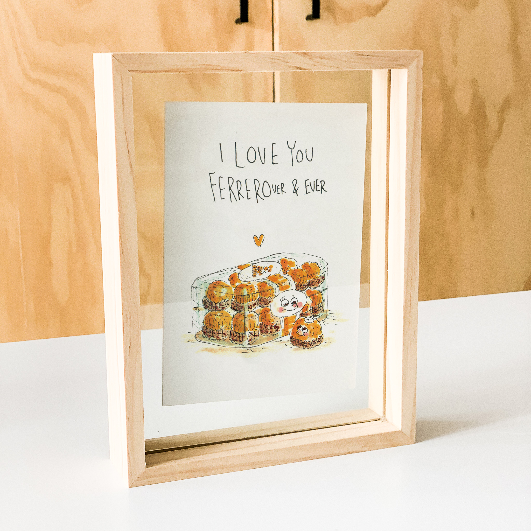 Well Drawn - Wholesale Love Card - I Love You Ferrerover and Ever4