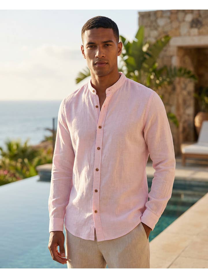 Cotton Natural - Wholesale Buttoned-down shirt – Men's - Luigi Shirt6