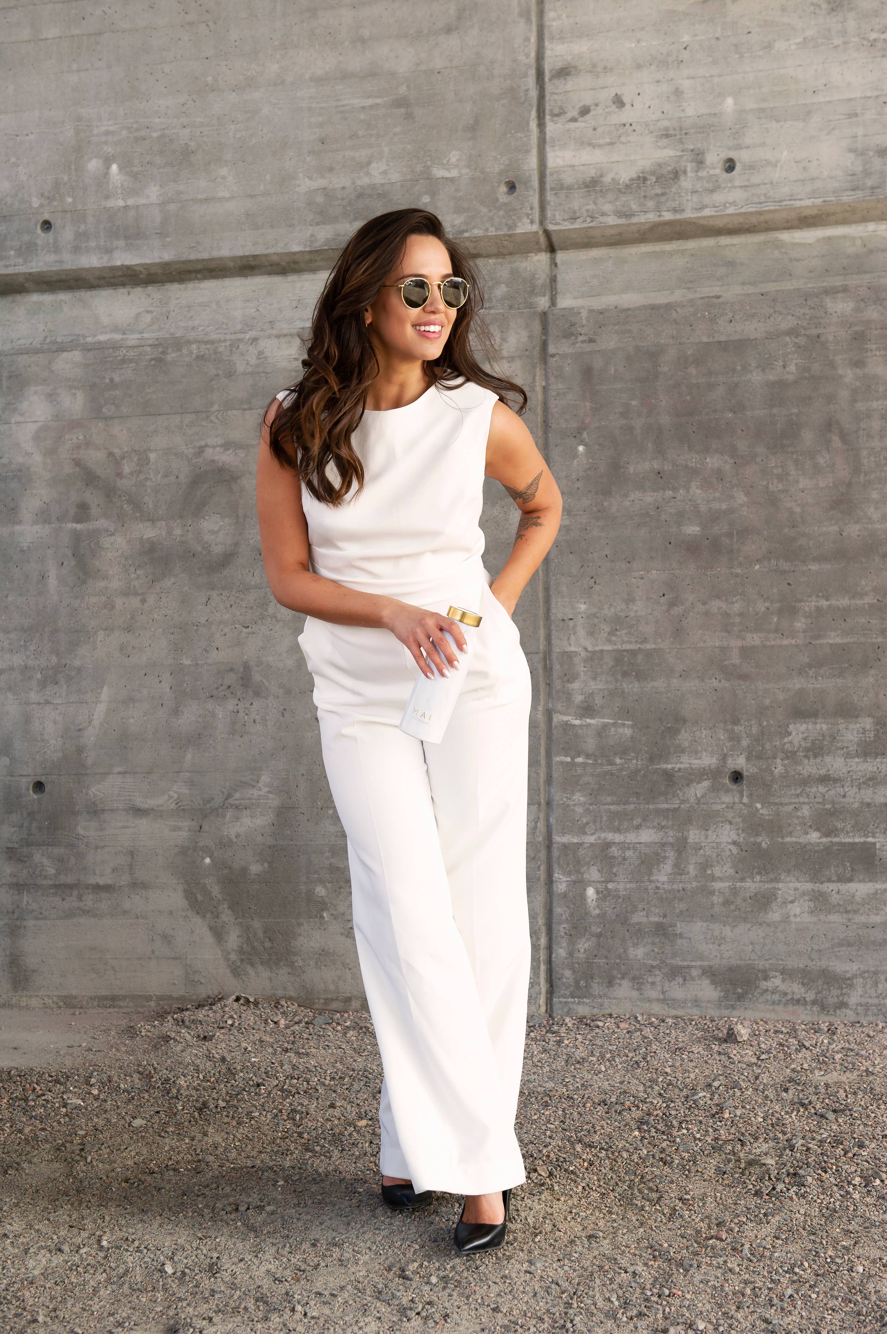 MAI Stockholm – wholesale Water bottle – Carrara Marble5