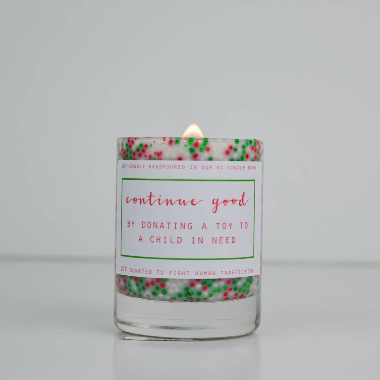 Continue Good – wholesale Jar/filled candle – Mini Merry Christmas Candle2