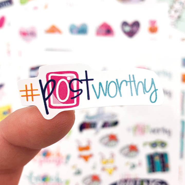 Denise Albright® - Wholesale Sticker - Grateful Heart Stickers for Journaling | Pack of 65