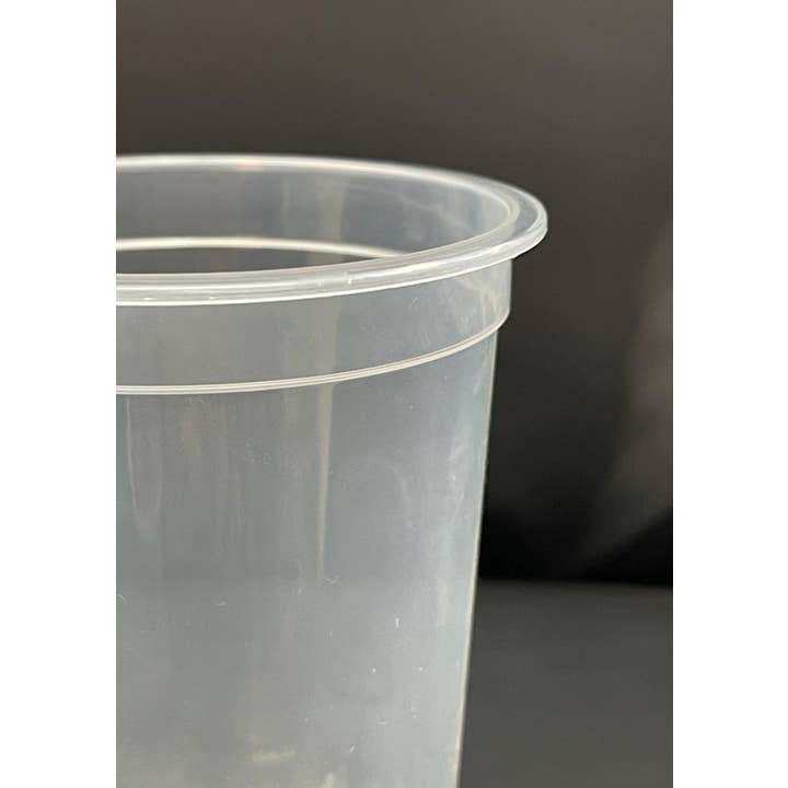 UNIMIX FLORAL - Wholesale Disposable Cup - PP Clear/Thick Q Cup 16oz 90mm 50/PK