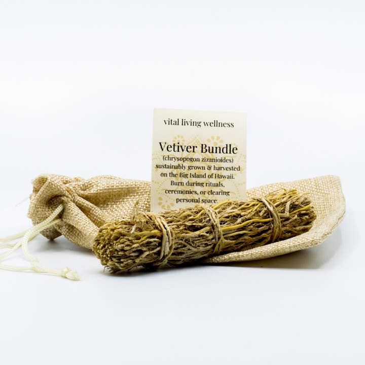 Vital Living Wellness - Wholesale Incense - Vetiver Roots Bundle1