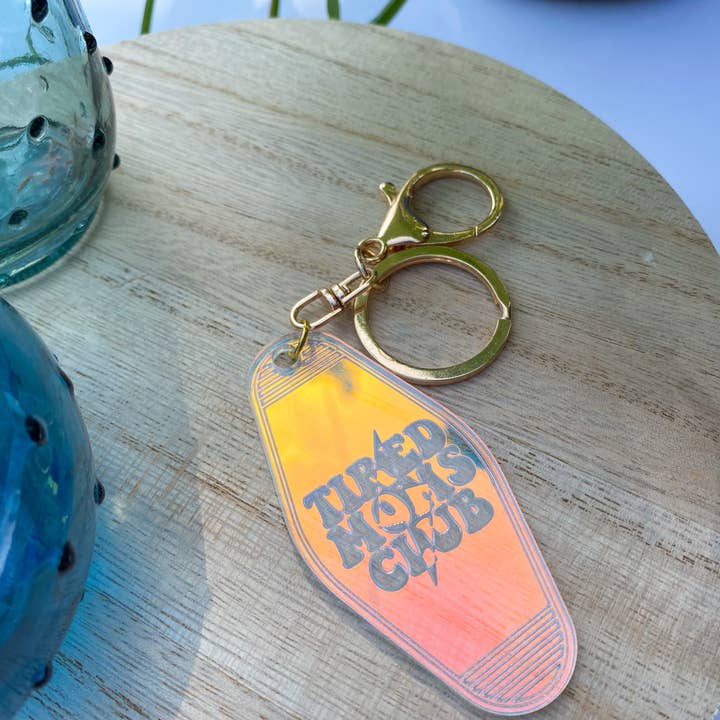 Tired Moms Club Keychain for wholesale by Simply Artrageous