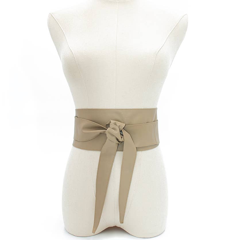 Bolsa Nova Handbags - Vente Ceinture – femme - Ceinture Obi en cuir italien lisse22