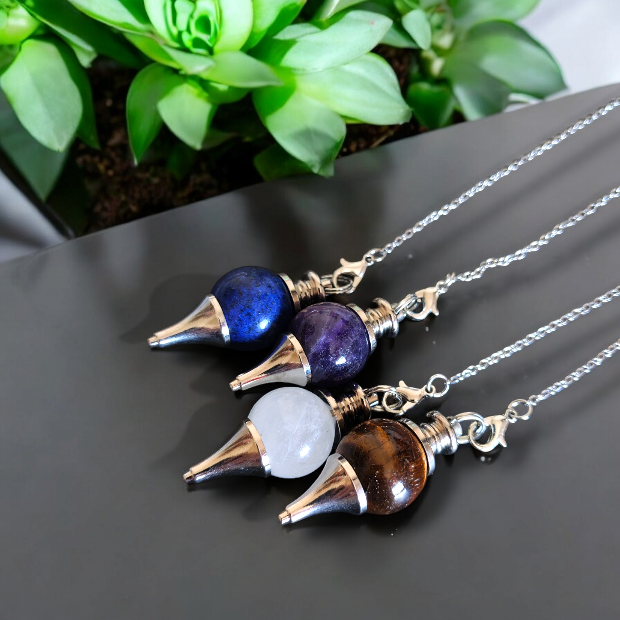 Magic Moon - Venta al por mayor Artículo de meditación - Péndulos Esféricos de Cristales Naturales1