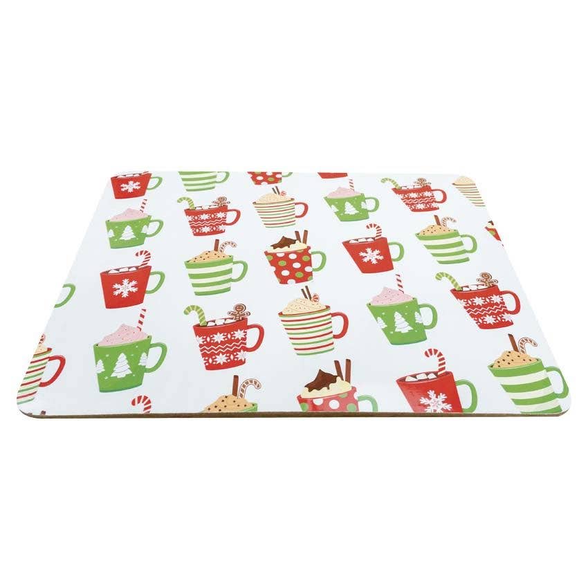 Croci S.p.A. - Wholesale Pet Food Mat - Dog - Dog and cat cork placemat - XMas0