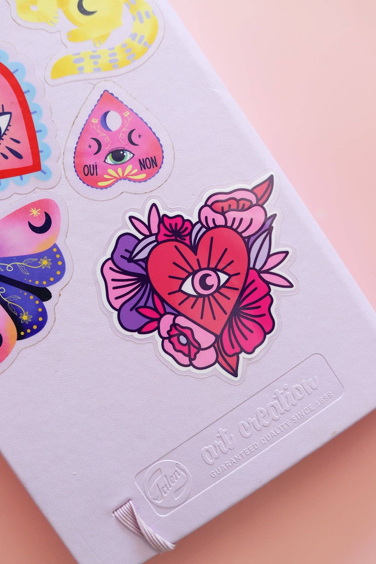 Poulette Magique - Wholesale Sticker - Flower heart sticker1