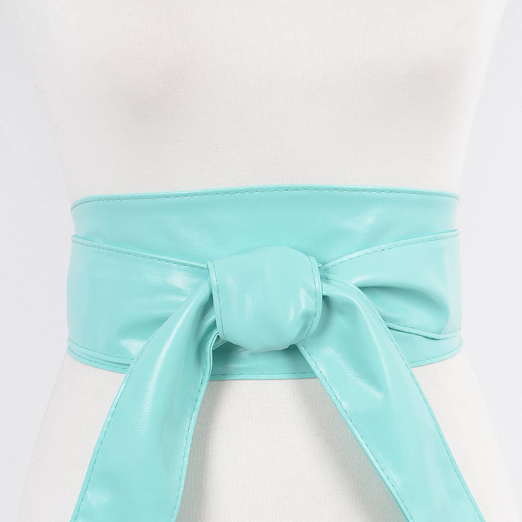 3AM BY H&D ACCESSORIES - Wholesale Belt - Women's - Faux Leather Tie Up Belt.2