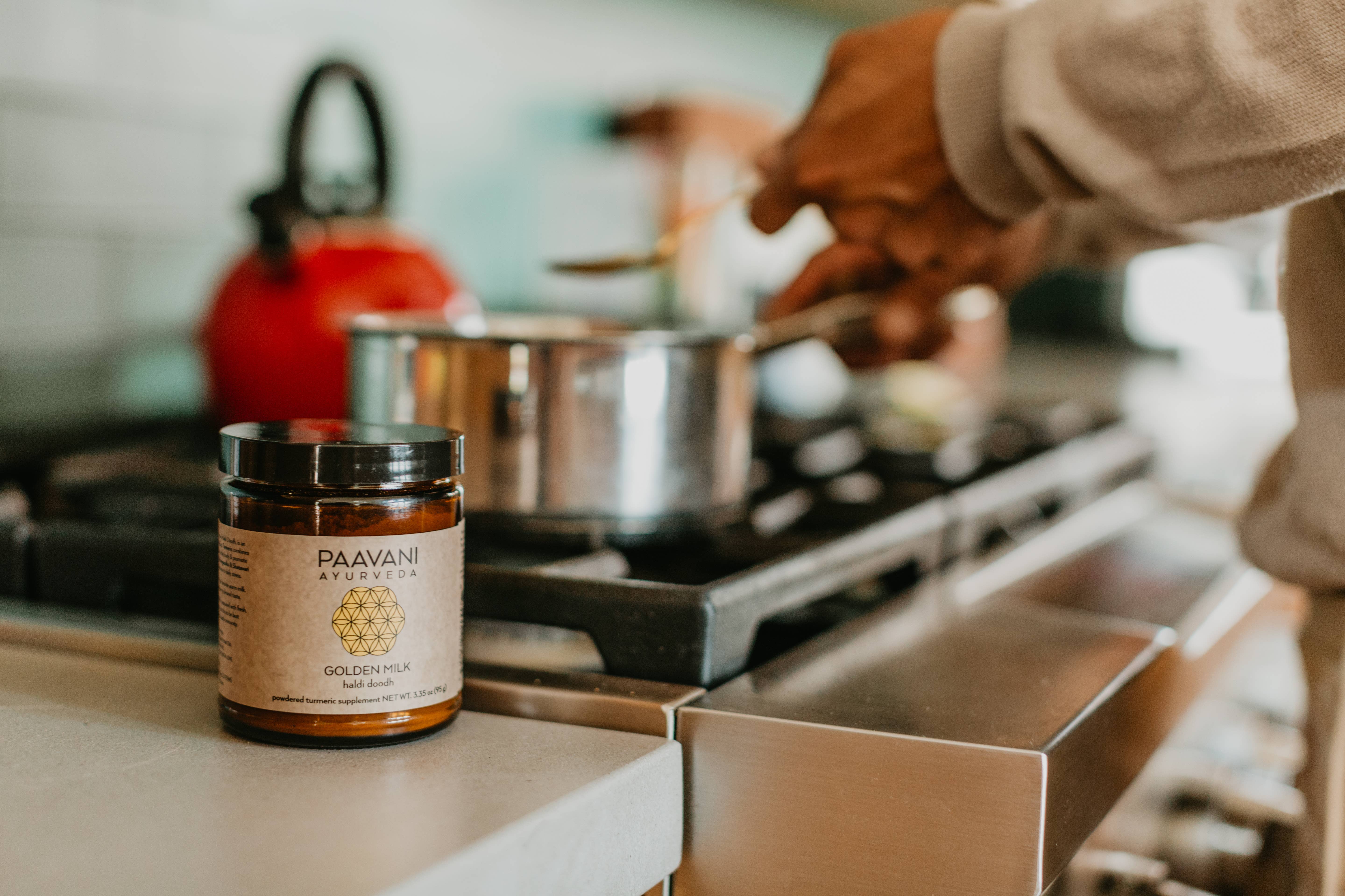 PAAVANI Ayurveda - Wholesale Powdered Health Drink - Golden Milk – Turmeric Spice Blend for Wellness & Glow7