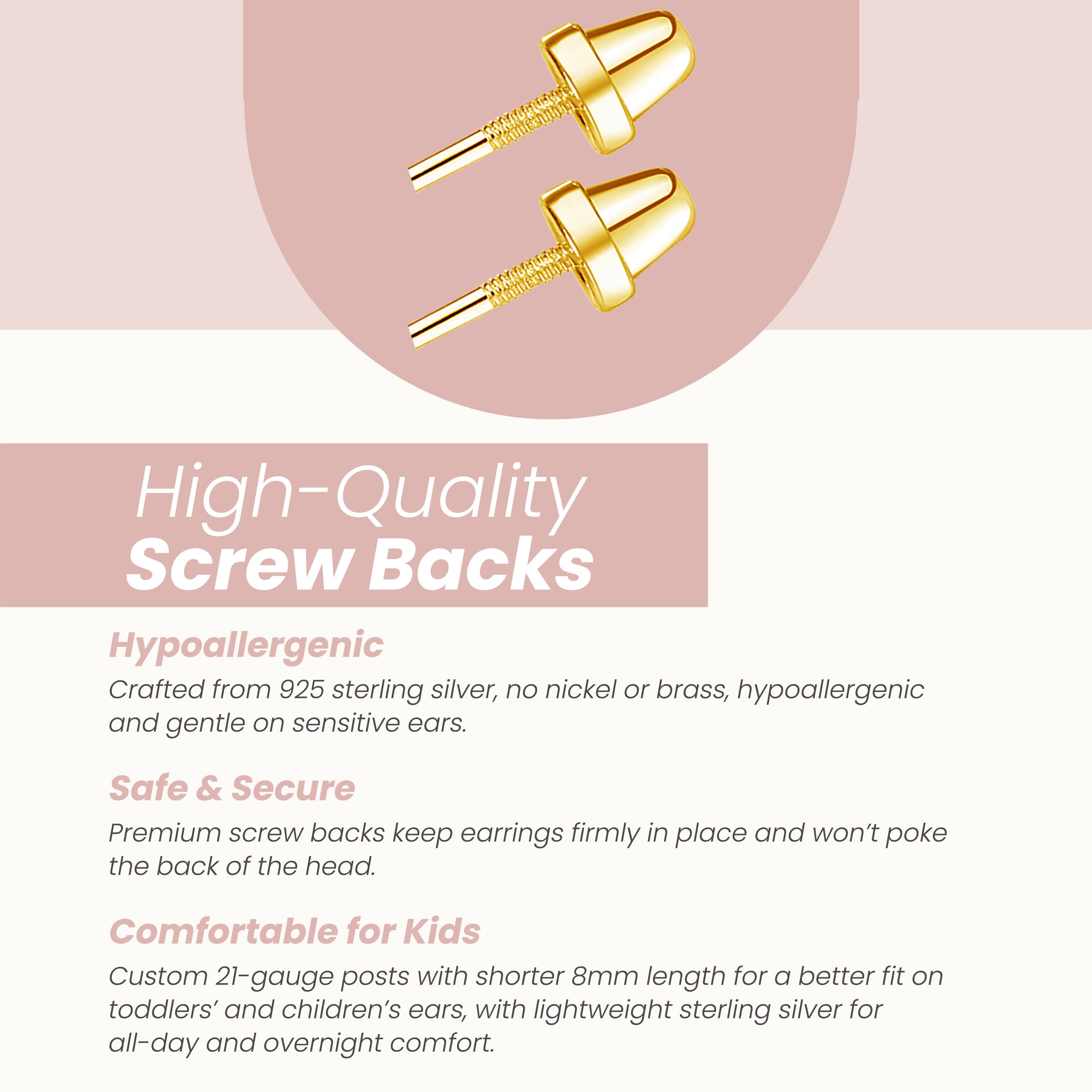 Cherished Moments - Vente Boucles d'oreilles – enfant - Boucles d'oreilles ouvertes en forme de cœur plaqué or 14 carats pour enfants et bébés2