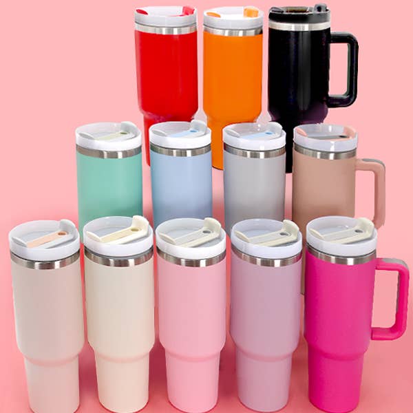 JOSSLYN by wall to wall - Wholesale Insulated Mug/Tumbler - 40oz STAINLESS STEEL TUMBLER SOLID | TB40OZ