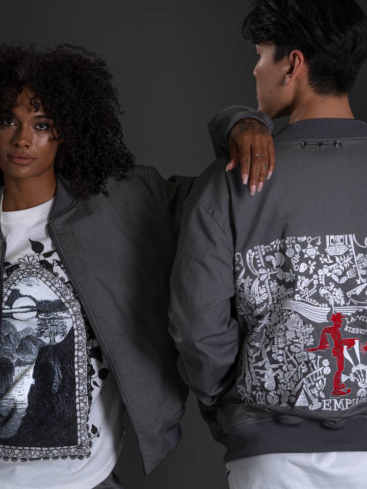 UNKNOWN UNION - Wholesale Bomber Jacket - Men's - Empingated Bomber Jacket5