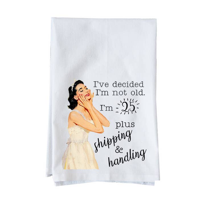 Torchon de cuisine Twenty Five Plus pour la vente par Knollwood Lane