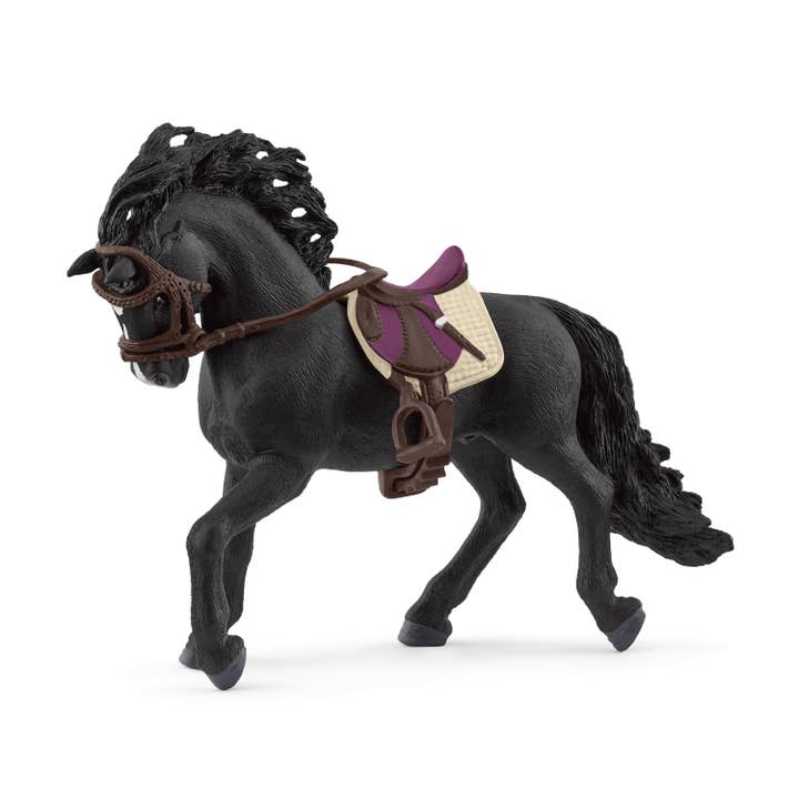 Schleich - Wholesale Figurine Toy - Kids - Pura Raza Espanola Stallion with Saddle and Bridle