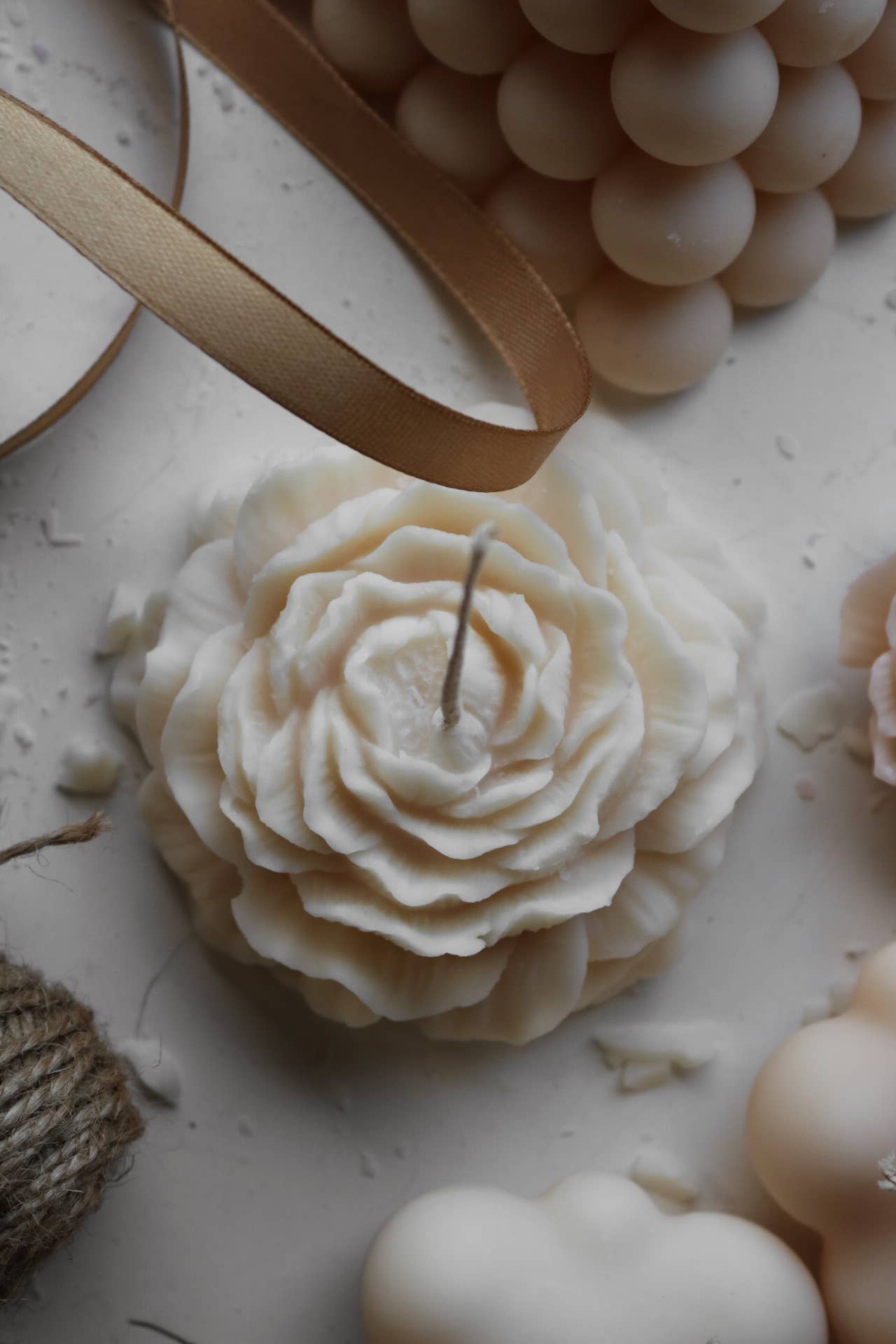 Mae Fleur - Wholesale Novelty Candle - Peony candle2