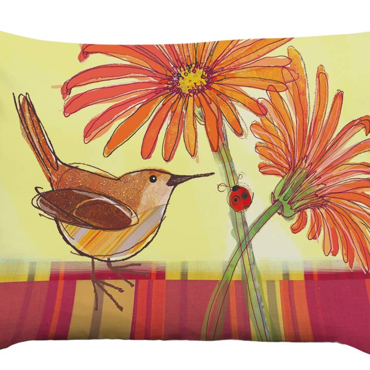 Magnolia Casual - Wholesale Throw/Decorative Pillow - Gerbera & Wren