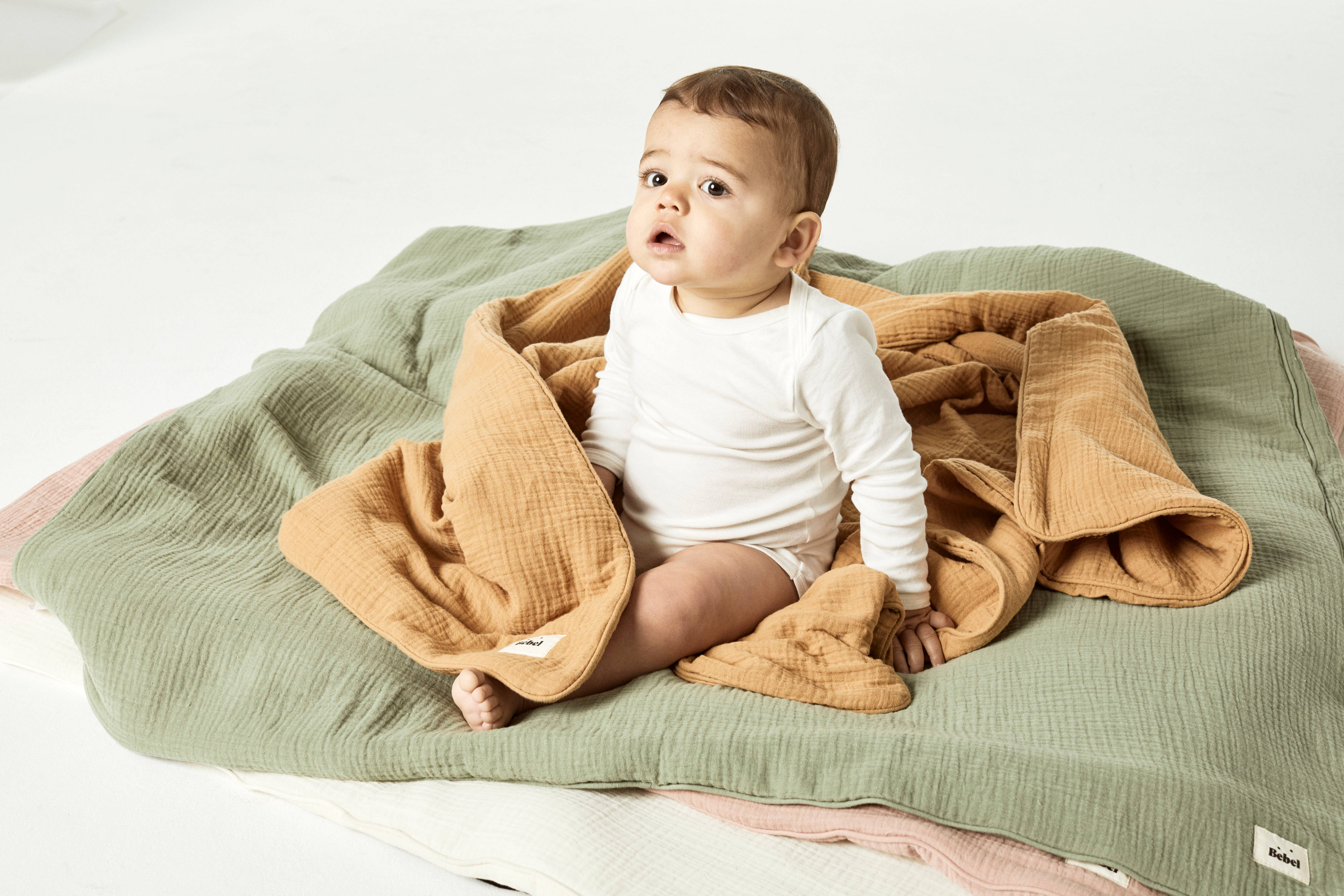 bebel - Vendita all'ingrosso Coperta - Bambini e neonati - Coperta bebé in mussola doppia morbida e soffice5