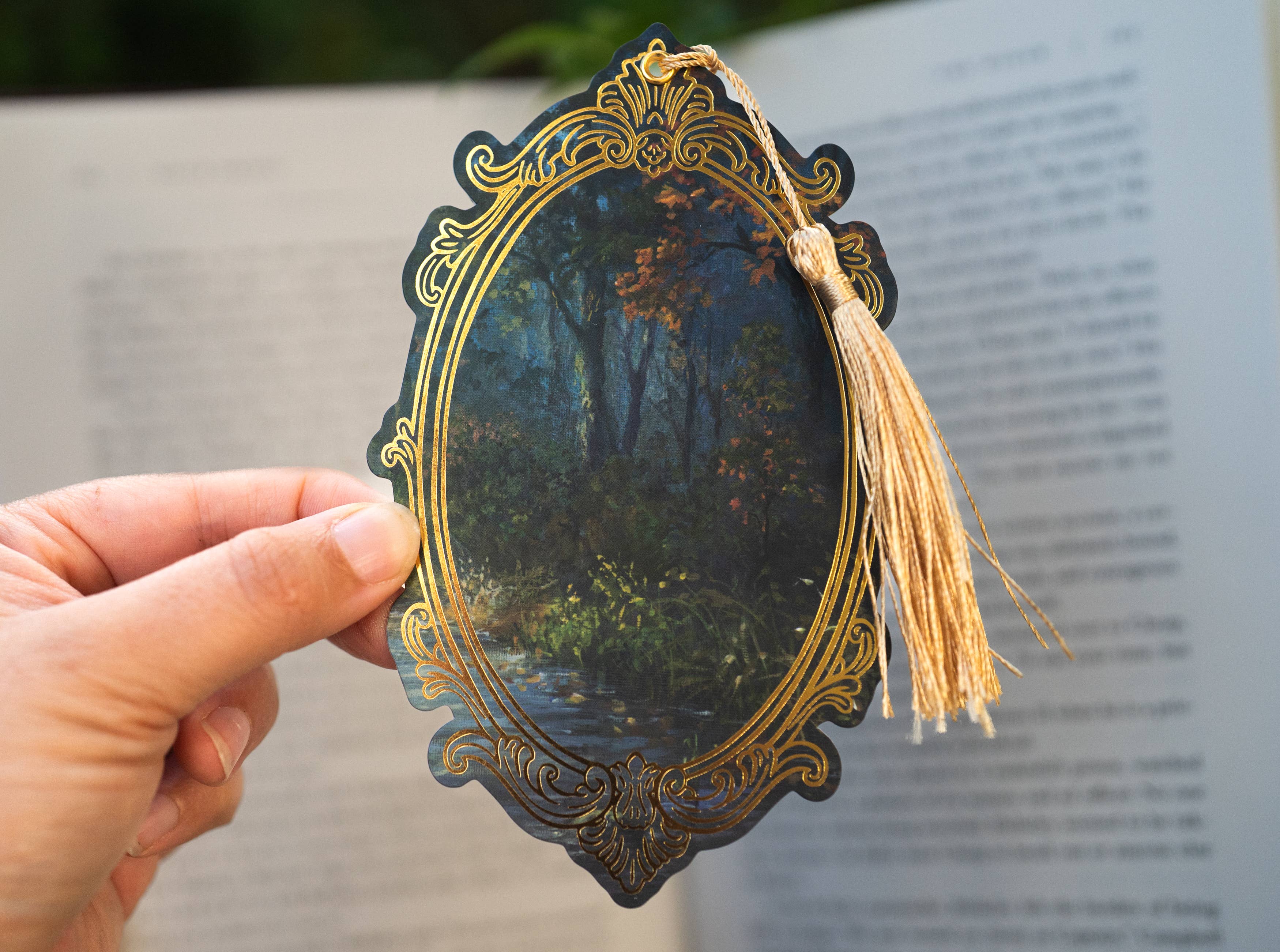 The Bookish Atelier - Wholesale Bookmark - The Shadowed Grove Foil Bookmark | Bookish Romantasy1