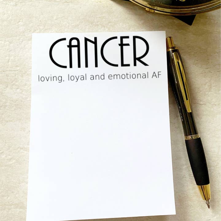 Bloc de notas Cancer Zodiac para venta al por mayor de Geez Louise Goods