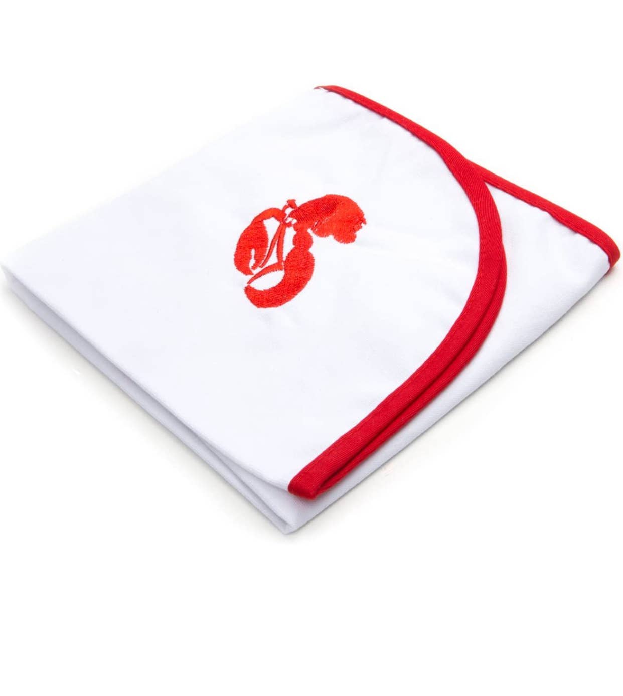 Fox Run Brands - Wholesale Dinner & Cloth Napkin - Nantucket Cotton Lobster Bibs, Set of 2, 14 x 21"4
