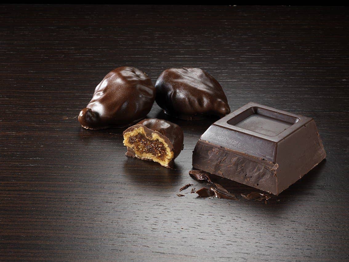 La Cosentina - Wholesale Chocolate Covered Sweets - Calabrian Dried Figs with Chocolate g.2002