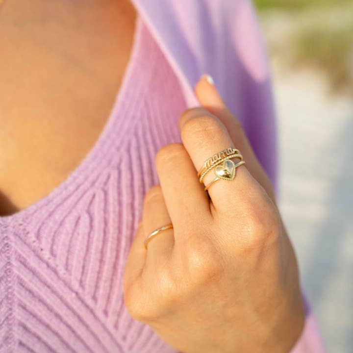 GOLD Mama Ring for wholesale on Faire3