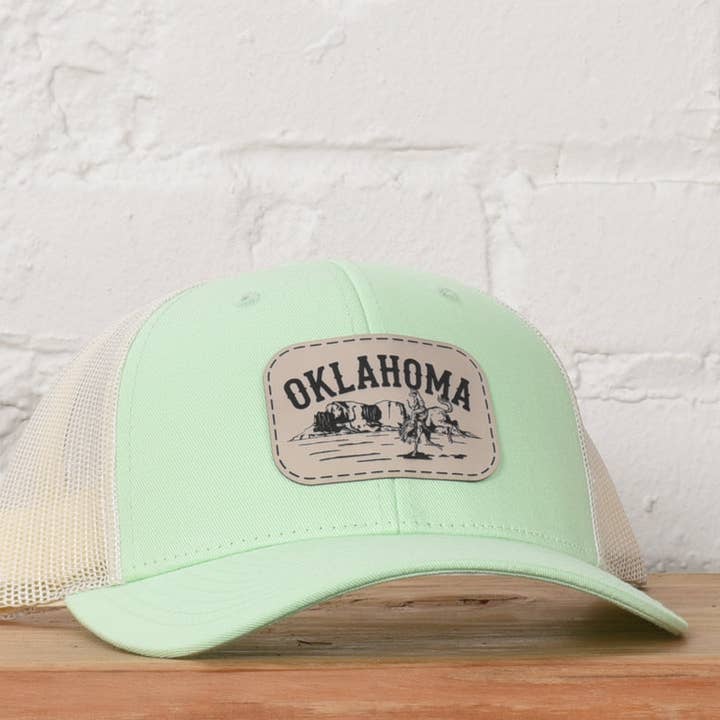 Classic State - Wholesale Trucker Hat - Unisex - Oklahoma Cowboy Snapback Hat