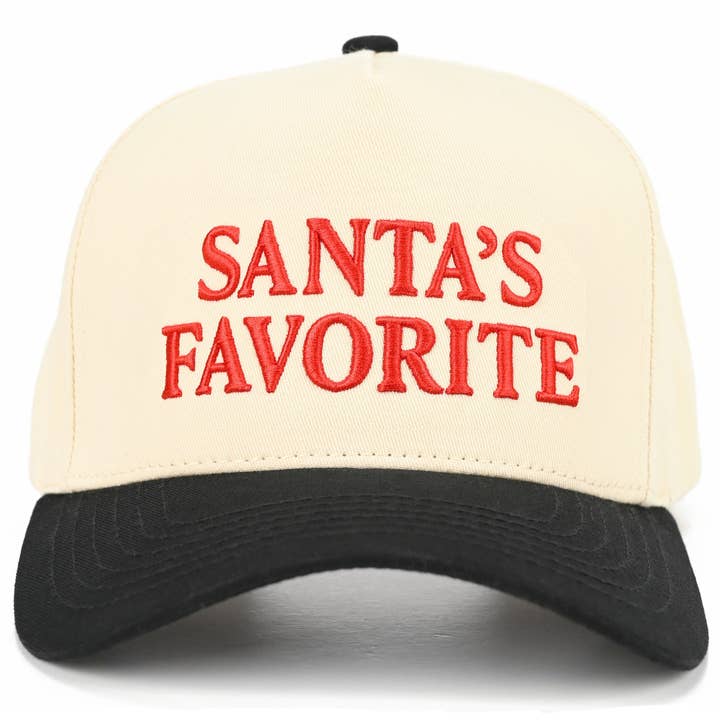 Hana - Wholesale Trucker hat – Women’s - C.C SANTAS FAVORITE Letter Embroidered Trucker Cap